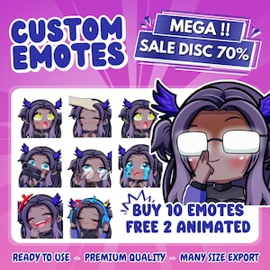 Twitce Emotes | Custom Vtuber emotes | Pet animal emotes | Anime emote | Sub Emotes | Twitch Emotes | Stiker Emotes | Kick Emotes | YCH