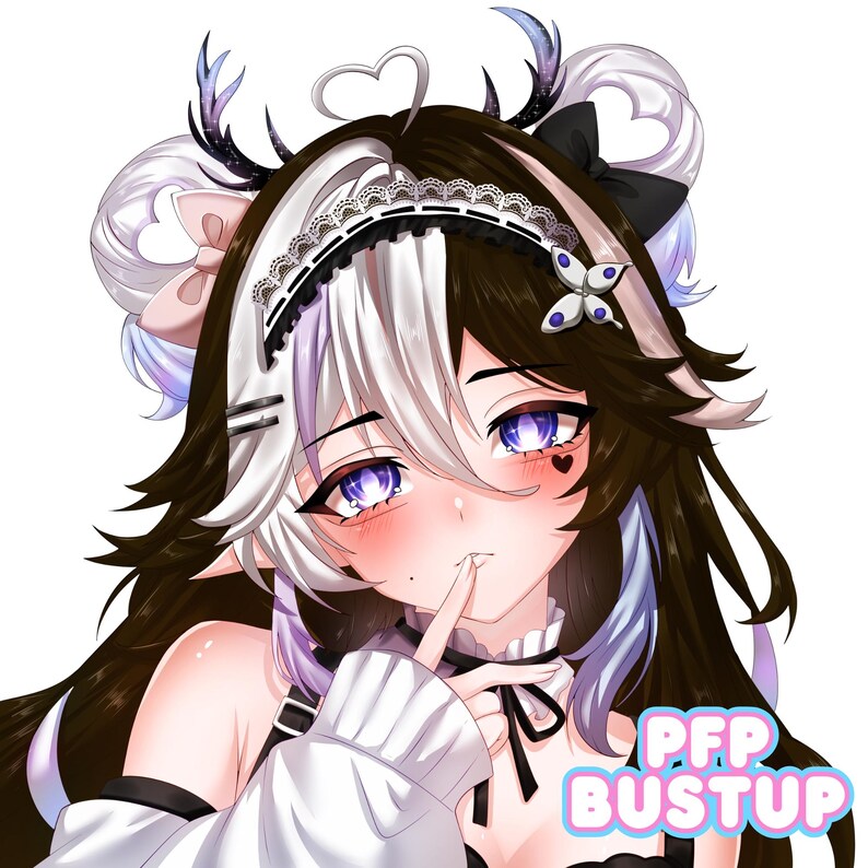 Bring your OC to life with a detailed anime pfp designed for profile picture use. This anime illustration captures personality through expressive eyes and charming details, making it perfect as an avatar, icon, profile social media image, profile twitch art and PFP Commission