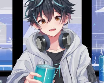 Custom Anime Drawing: Personalized Character Design, Profile Picture + Free Emotes