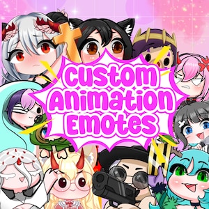 Custom Twitch Emotes, Animated Emotes, Vtuber Emotes, Kick Emotes, Sub Emote, Anime Emote, Pet Animal Emote For Your Stream Youtube Facebook