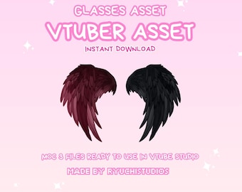 VTuber Assets | 2D Wings Aseet - Live 2D | VTube Studio