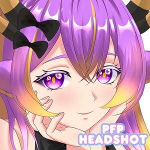 A vibrant anime pfp featuring a cute OC with colorful hair and sparkling eyes. Designed as an avatar and icon that stands out on twitch and profile social media, this kawai anime illustration makes a memorable profile picture and PFP Commission choice.