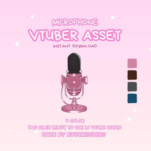 VTuber Asset | Vtuber Asset Microphone