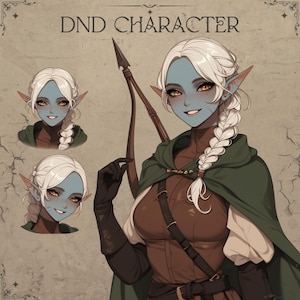 Custom DnD Character | Custom Fantasy Character | RPG Character | Dungeon and Dragons | DnD Portrait character commission | Custom DnD