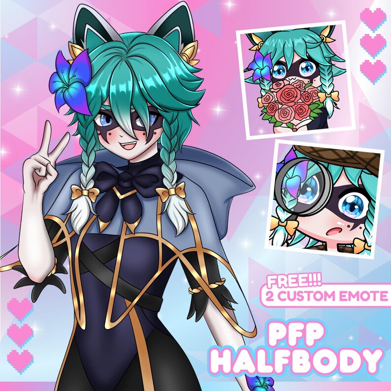 Modeler Pfp Custom Anime PFP Vtuber Avatar Twitch Profile Picture Commission - Etsy ...