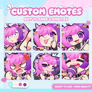 Emotes op maat voor Twitch, Kick en Discord servers