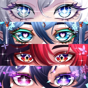 Custom Twitch Banner | Eye Banner | Twitch banner | Banner Design | High Resolution | Twitter | Youtube | Discord | Anime Ilustration