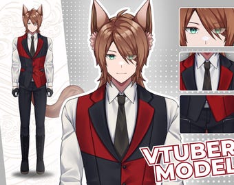 Custom Vtuber Model Live2d Commission | Vtuber model female & male | Vtuber model | Live2d Vtuber Model | Vtuber asset | Anime art