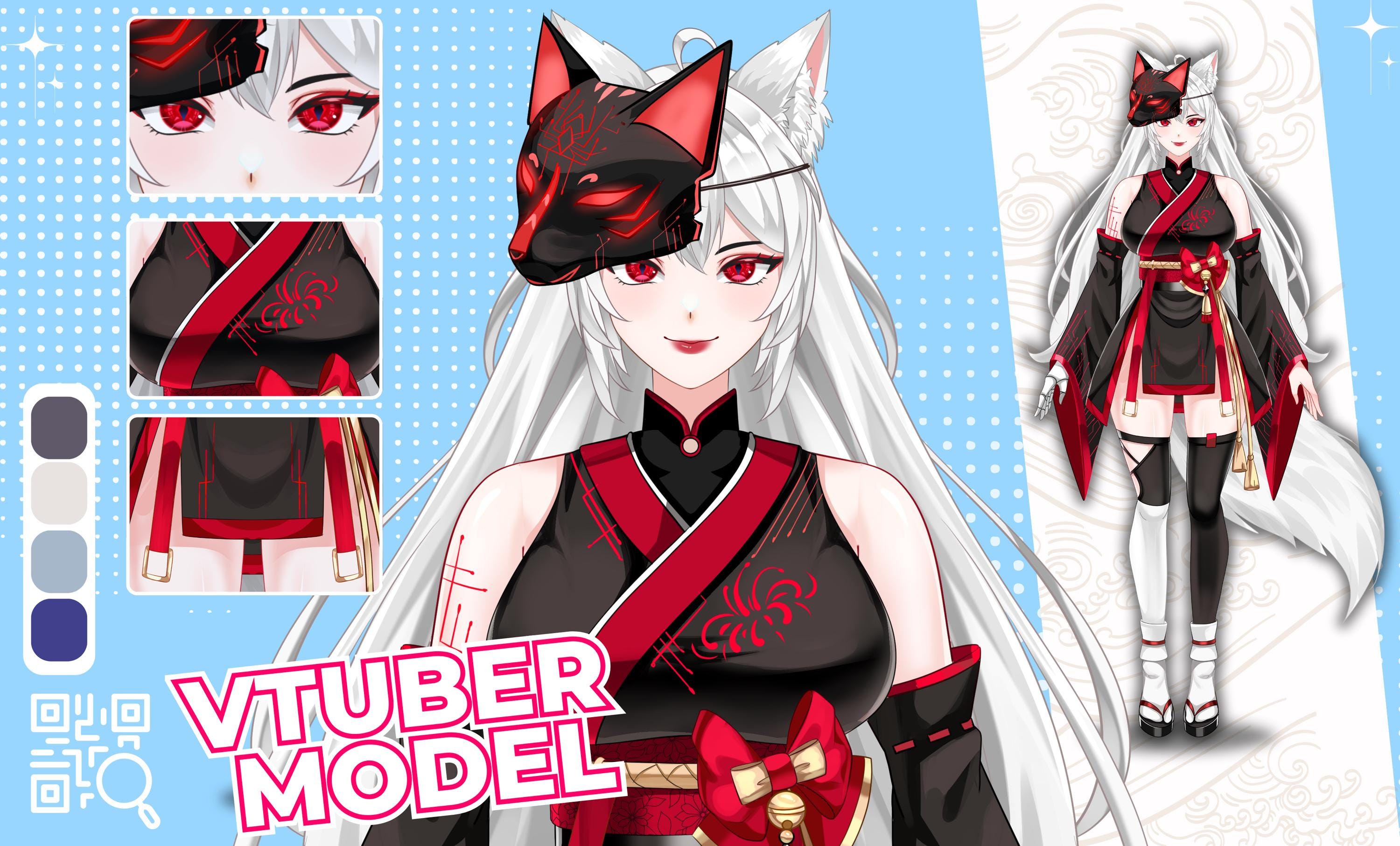 CUSTOM Vtuber Model for commercial use | Live 2D Vtuber Model | Vtuber Design | Vtuber Assets | Pngtuber | Vtuber Character | Vtuber Rigging