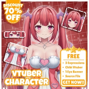 Custom Live2D Vtuber Model: Commercial Use, Rigging & Design