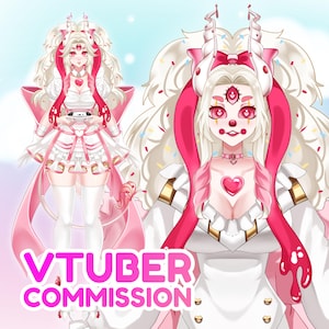 Custom Live2D Models | Anime Style | Vtuber Assets / VBridger / Fully Rigged | OBS - Vtube Studios for Twitch, Youtube and Kick