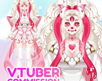 Custom Live2D Models | Anime Style | Vtuber Assets / VBridger / Fully Rigged | OBS - Vtube Studios for Twitch, Youtube and Kick