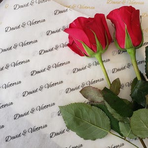 Wedding Tissue Paper for gift bags tissue paper wedding tissue paper for presents flowers tissue paper for wrapping personalized gift paper