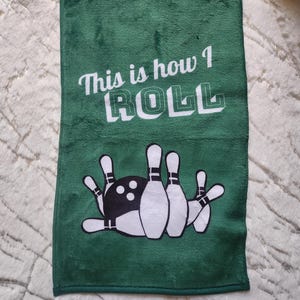 Bowling Towel for gym towel bowling ball cleaning towel for bowling lovers bowlers gift idea bowling ball polishing rag bowling ball rag