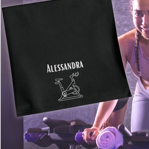 Spin Bike Towel Etsy