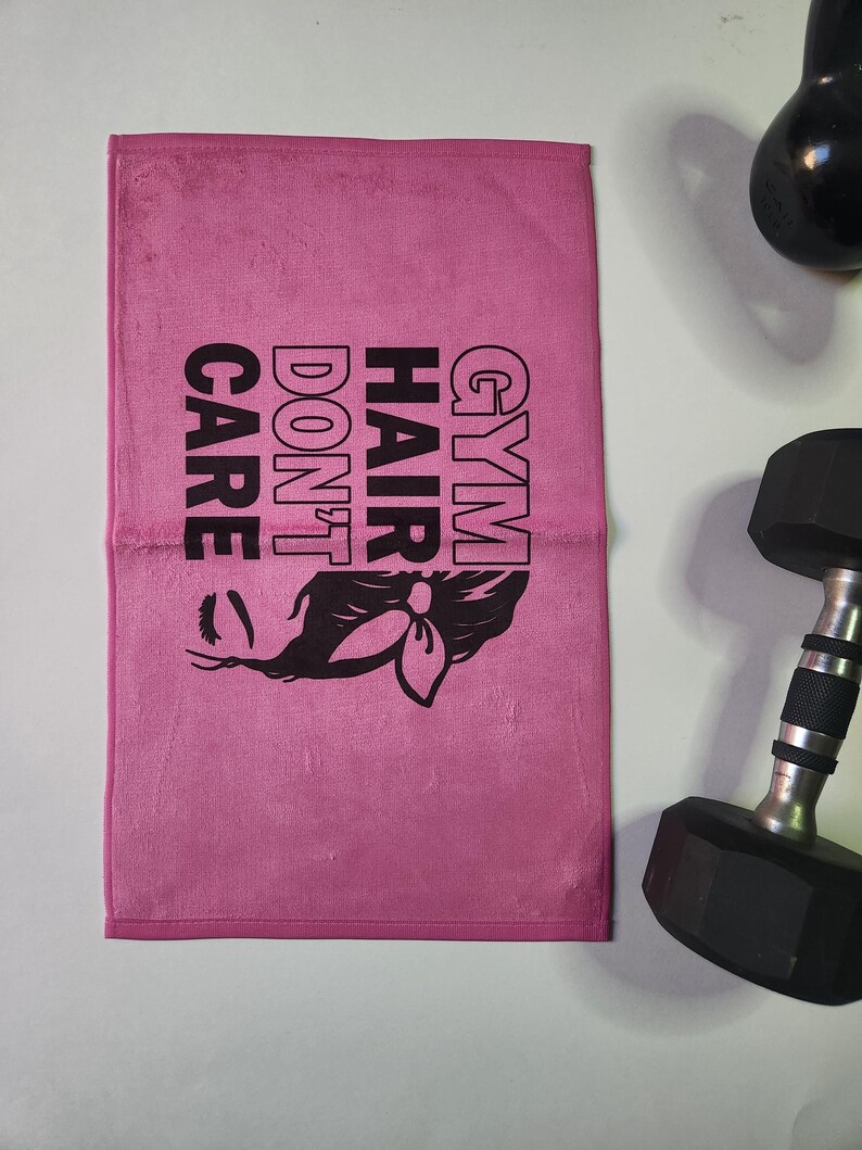 Toalla de yoga personalizada para clase de ejercicio, toalla de pilates, toalla de entrenamiento personalizada, toalla para cara sudorosa, toalla con nombre, toalla de gimnasio, clase de spinning imagen 13