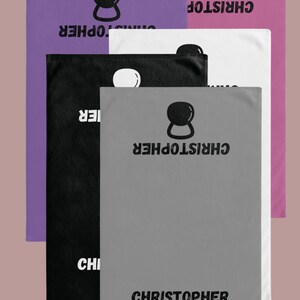 Kettelbell Gym towel personalized gift