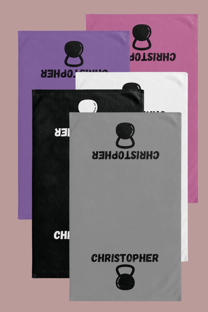 Kettelbell Gym towel personalized gift