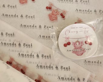 Baby Shower theme Tissue Paper for gift bag tissue paper  for baby presents  tissue paper for wrapping personalized gift paper
