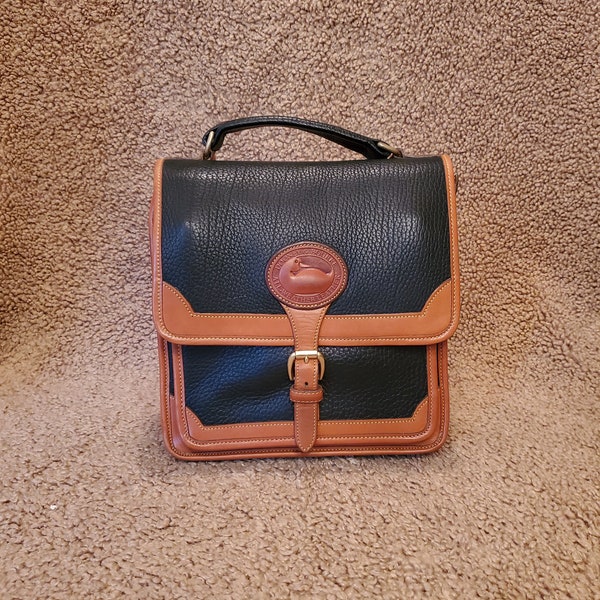 Dooney & Bourke Tan and Black Surrey Crossbody