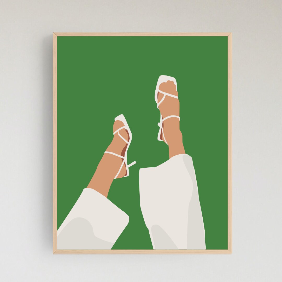 Shoe Wall Art, Fashion Art Print, High Heels Wall Art, Fashionista Gift ...