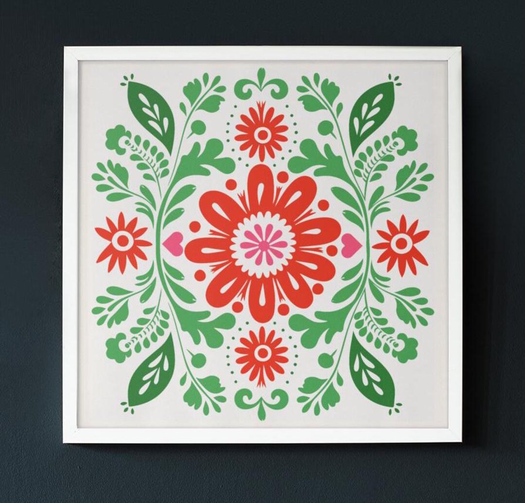 Scandinavian Christmas Wall Art, Scandinavian Christmas Print, Christmas Wall Art, Christmas ...
