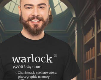Lustiges Hexenmeister Definition T-Shirt: D&D RPG Geschenk für Tabletop Gamer