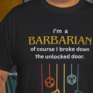 Funny Barbarian Rage T-Shirt: Dungeons and Dragons Gift