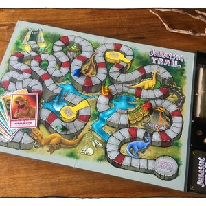 Jurassic Trail - Board game Christmas gift,birthday gift,dinosaur game,toy