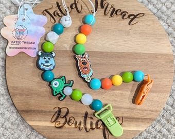 Character Pacifier Clips