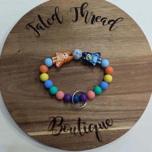 Bluey & Bingo Keychain Bracelet