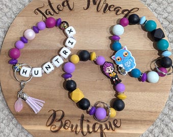 K Pop Movie Keychain Bracelets
