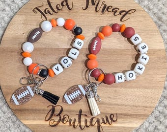 Football Keychain Bracelets