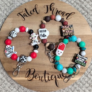Nurse Humor Keychain Bracelets