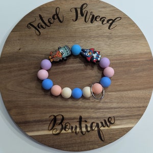 Bluey Costumes Keychain Bracelet