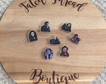 Acrylic Horror Shoe Charms