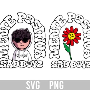 Sad boyz SVG, Positive mind Svg, Junior H Png, Corridos Tumbados Svg, Cut files for Cricut, instant download, COD019