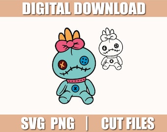 Scrump Svg, Stitch Scrump Svg, Cute Svg, Cut files for Cricut, instant download, COD115
