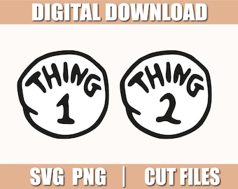 Ding 1 Svg, Ding 2 Svg, Ding Png, Van alle dingen Svg, Cut-bestanden voor Cricut, instant download, COD058