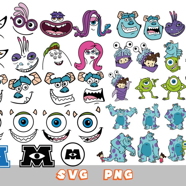 Red monster Svg, Coockie Svg, The count Svg, Characters SVG, Cut files for Cricut, Svg, png, instant download, #017