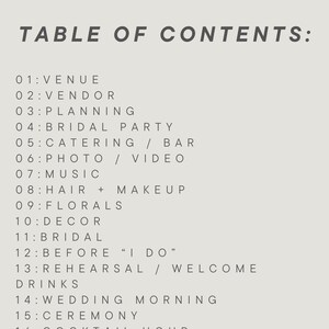 Master Checkliste für die Hochzeitsplanung, bearbeitbarer Hochzeitsplaner, digitale Hochzeitscheckliste, Brautcheckliste