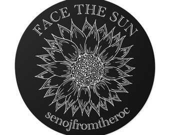 Face The Sun™ Vinyl Stickers BLACK EDITION