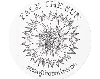 Face The Sun™ Vinyl Stickers