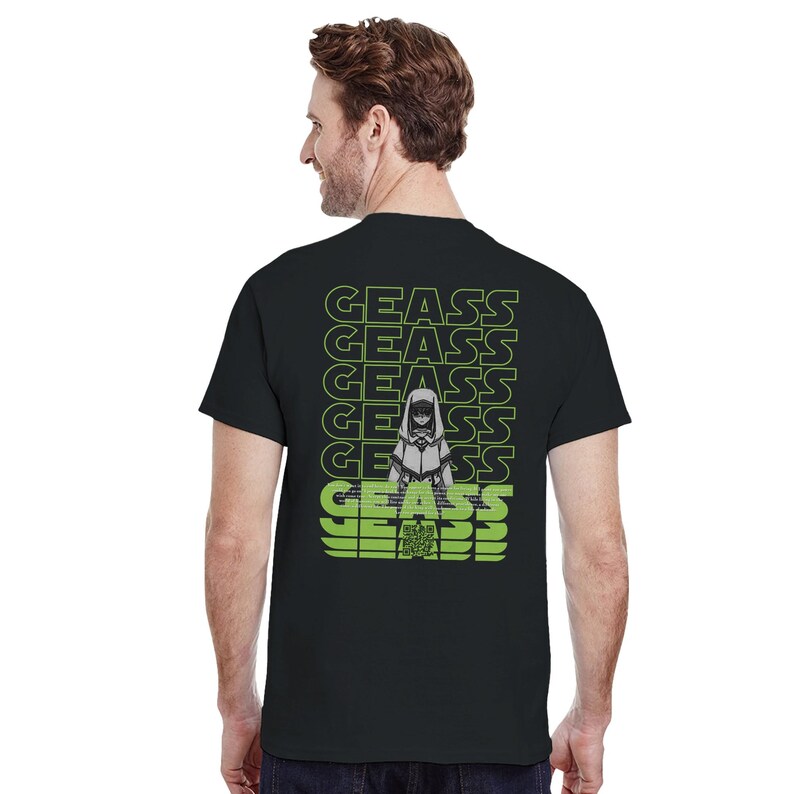 Geass | Streetwear-T-shirt met augmented reality | Op anime geïnspireerde kledingmerchandise | Cadeaus voor hem/haar | Kwaliteitsontwerp afbeelding 11