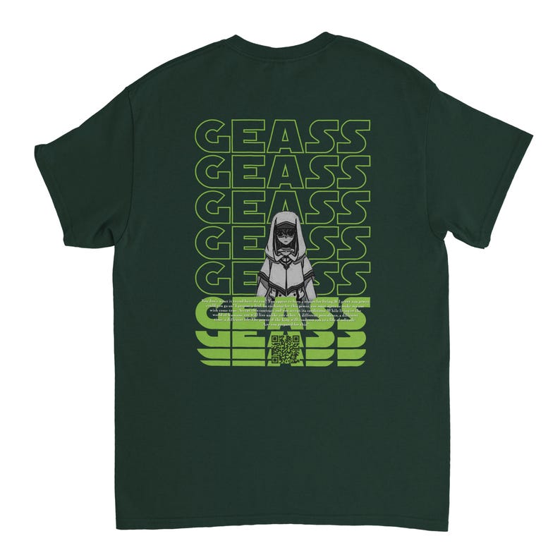 Geass | Streetwear-T-shirt met augmented reality | Op anime geïnspireerde kledingmerchandise | Cadeaus voor hem/haar | Kwaliteitsontwerp afbeelding 8