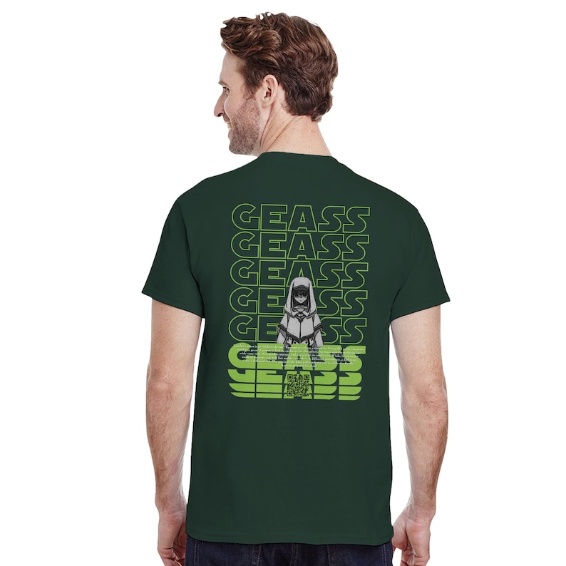 Geass | Streetwear-T-shirt met augmented reality | Op anime geïnspireerde kledingmerchandise | Cadeaus voor hem/haar | Kwaliteitsontwerp afbeelding 12