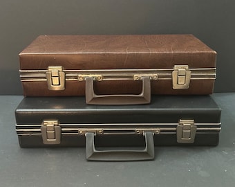 Vintage Cassette Vinyl Briefcase