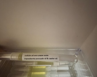 homemade cuticle oil
