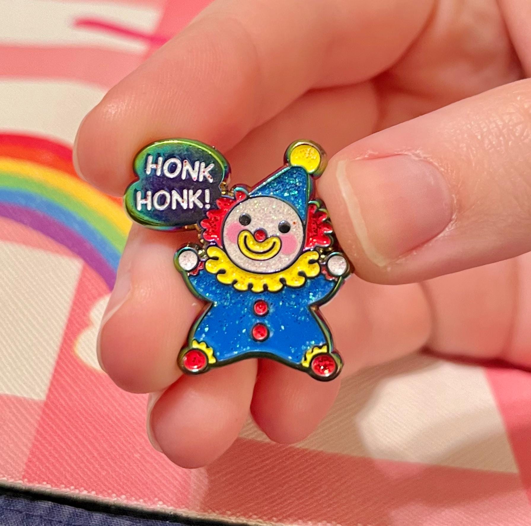 Honk Honk! Clown- Cute Clowncore Enamel Pin - Etsy