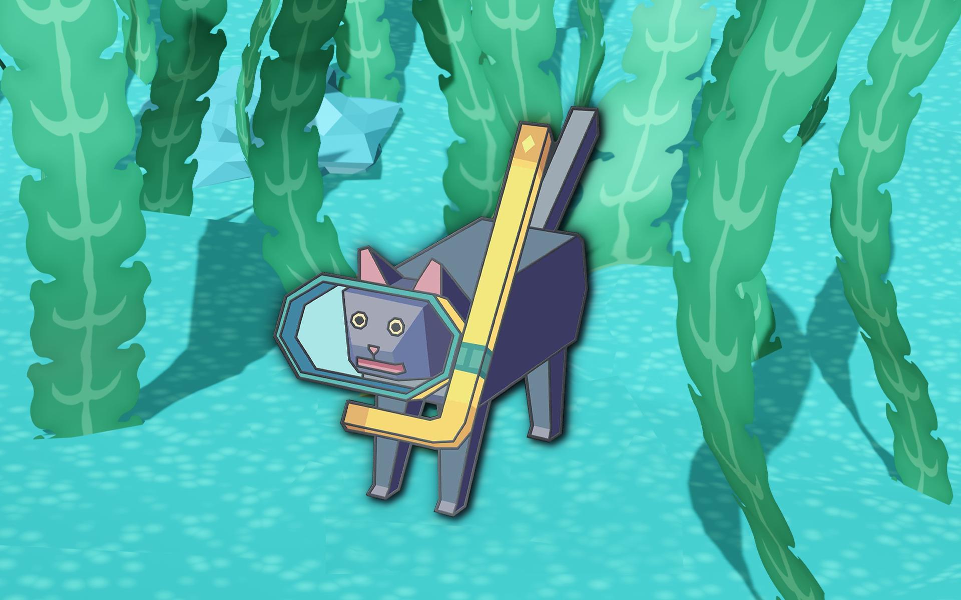 Lowpoly Scuba Cat | Katamari Damacy | Low Poly Enamel Pin - Etsy